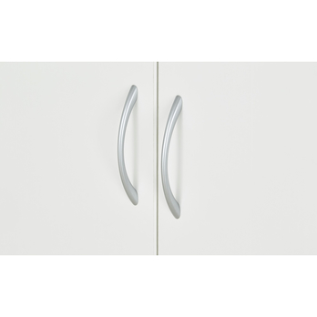 Viacúčelová skriňa MULTIRAUMKONZEPT 643, biela, 80 cm 5