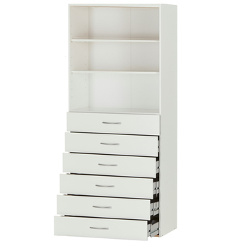 Viacúčelová komoda MULTIRAUMKONZEPT 644, biela, 80 cm 1