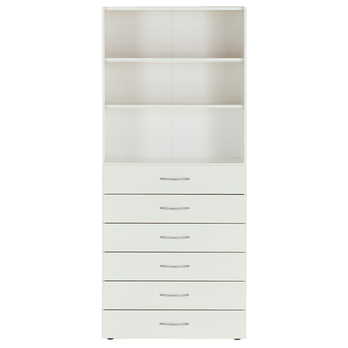 Viacúčelová komoda MULTIRAUMKONZEPT 644, biela, 80 cm 2