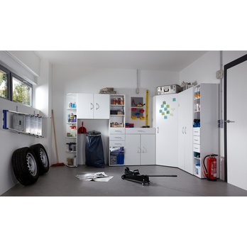 Viacúčelová skriňa MULTIRAUMKONZEPT 643, biela, 80 cm 8