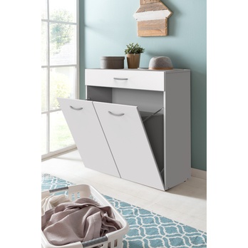 Komoda s košom na bielizeň MULTIRAUMKONZEPT 325, biela 1