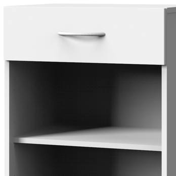 Regál MULTIRAUMKONZEPT 340, biela, šírka 40 cm 1