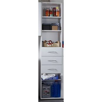 Regál MULTIRAUMKONZEPT 375, biela, šírka 45 cm 1