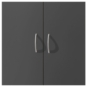 Viacúčelová skriňa MULTIRAUMKONZEPT 643, grafit 2