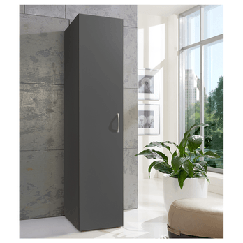 Viacúčelová skriňa MULTIRAUMKONZEPT 647, grafitová, šírka 45 cm 1