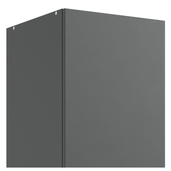 Viacúčelová skriňa MULTIRAUMKONZEPT 647, grafitová, šírka 45 cm 2