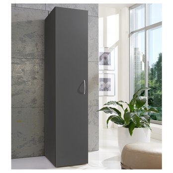 Viacúčelová skriňa MULTIRAUMKONZEPT 640, grafitová, šírka 45 cm 1