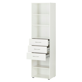 Regál MULTIRAUMKONZEPT 466, biela, šírka 50 cm 1