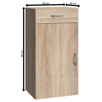 Komoda MULTIRAUMKONZEPT 308, dub sägerau, šírka 50 cm 8