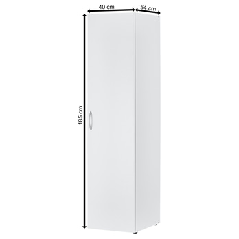 Viacúčelová skriňa MULTIRAUMKONZEPT 646, biela, 40 cm 7