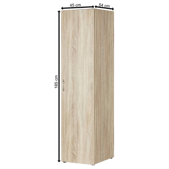 Viacúčelová skriňa MULTIRAUMKONZEPT 647, dub sägerau, 45 cm 8