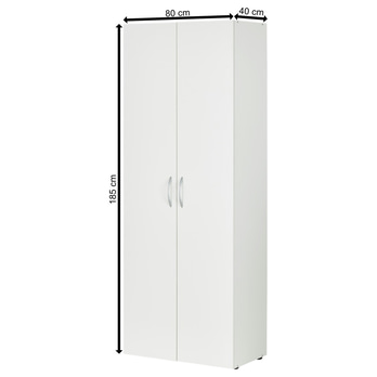 Viacúčelová skriňa MULTIRAUMKONZEPT 643, biela, 80 cm 11