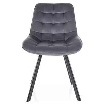 Jedálenská stolička MUNTA sivá 1