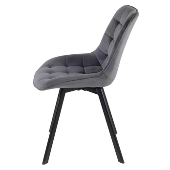 Jedálenská stolička MUNTA sivá 2