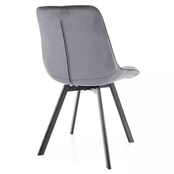 Jedálenská stolička MUNTA sivá 4