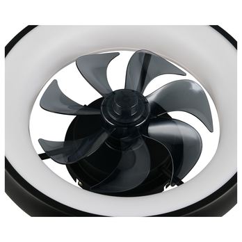 Stropné LED svietidlo s ventilátorom MUONIO čierna 2