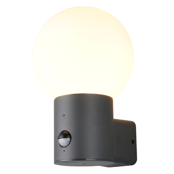 Vonkajšie nástenné svietidlo MURES 2 biela/antracitová 1