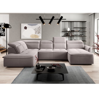 Sedacia súprava MURILLO XL ľavá, svetlohnedá 1