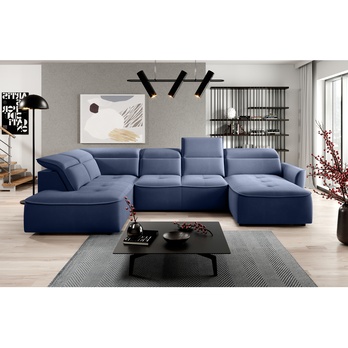 Sedacia súprava MURILLO XL ľavá, tmavomodrá 1