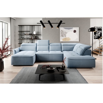 Sedacia súprava MURILLO XL ľavá, svetlomodrá 1