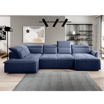 Sedacia súprava MURILLO XL ľavá, tmavomodrá 2