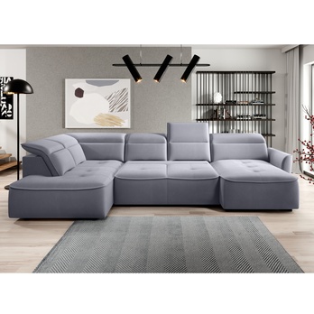 Sedacia súprava MURILLO XL ľavá, sivá 2