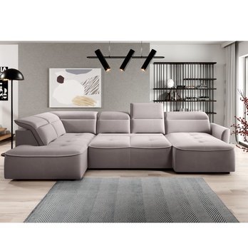 Sedacia súprava MURILLO XL ľavá, svetlohnedá 2