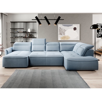 Sedacia súprava MURILLO XL ľavá, svetlomodrá 2