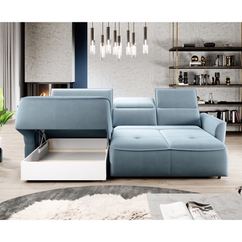 Sedacia súprava MURILLO ľavá, svetlomodrá 2