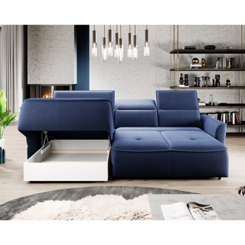 Sedacia súprava MURILLO ľavá, tmavomodrá 1