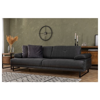 Pohovka MUSTANG 3-sedák, antracitová 1