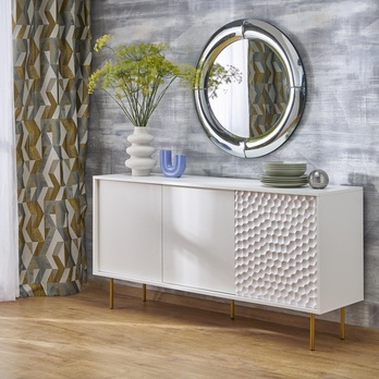 Zrkadlo MUUN strieborná 1