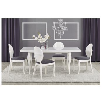 Jedálenský stôl MUZORT biela, šírka 160 cm 5