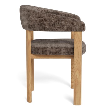 Jedálenská stolička MYLES tlmená hnedá/matný dub 5