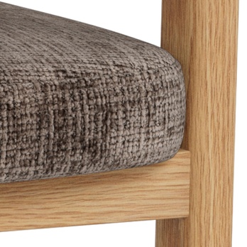 Jedálenská stolička MYLES tlmená hnedá/matný dub 7