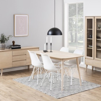 Jedálenský stôl NAGANO 3 bielený dub 8