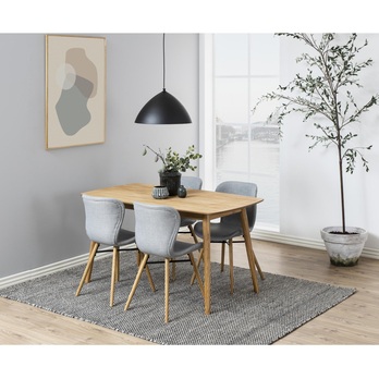 Jedálenský stôl NAGANO 3 dub/prírodná 9