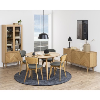 Jedálenský stôl NAGANO prírodná/dub 6