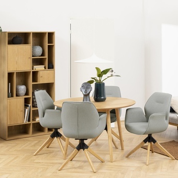 Jedálenský stôl NAGANO prírodná/dub 7