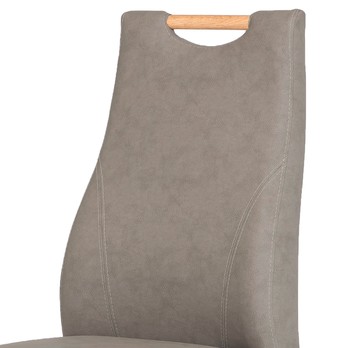 Jedálenská stolička NAILA dub olejovaný/sivá 4