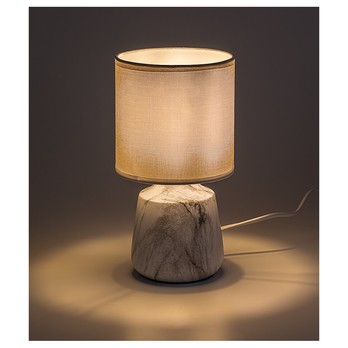 Stolná lampa NALISA 2 biela/čiernobiela 1