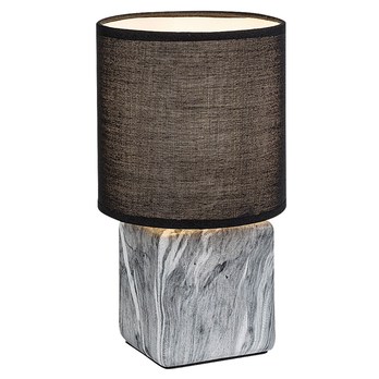 Stolná lampa NALISA čierna/sivá 2