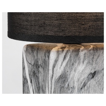 Stolná lampa NALISA čierna/sivá 3