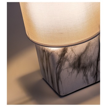 Stolná lampa NALISA biela/čiernobiela 2