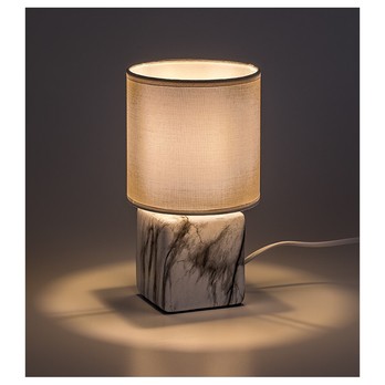 Stolná lampa NALISA biela/čiernobiela 1