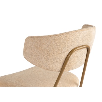 Jedálenská stolička NANCY krémová/zlatá, sada 2 ks 3