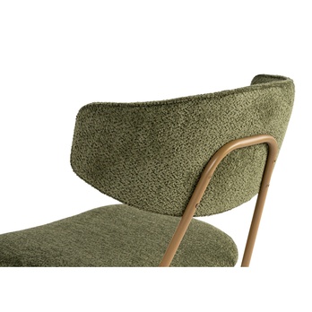 Jedálenská stolička NANCY zelená/zlatá, sada 2 ks 3