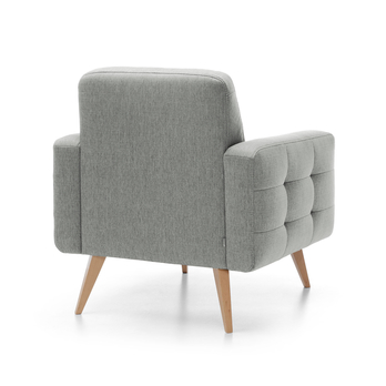 Kreslo NAPPA 1 svetlosivá 2