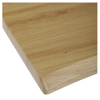 Jedálenský stôl NARAGO divoký dub/čierna, šírka 160 cm 6