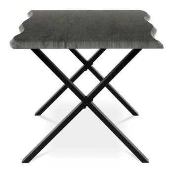 Jedálenský stôl NARAGO sivý dub/čierna, šírka 180 cm 3